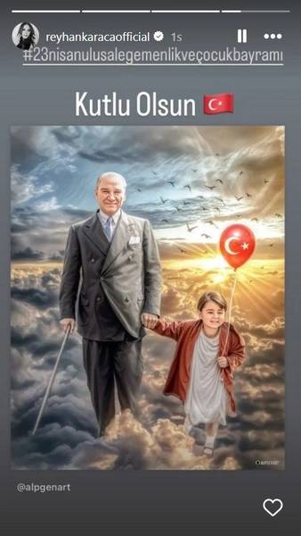 Ünlülerden 23 Nisan paylaşımları - Resim: 5